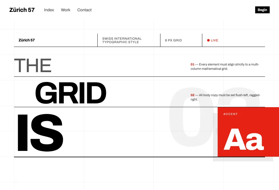 Zürich 57 design system